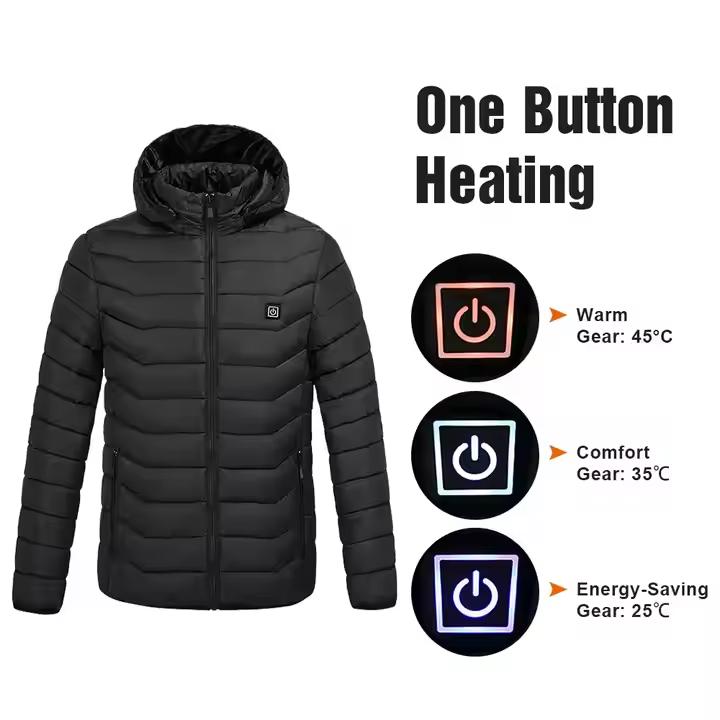 USB Rechargeable Heated Jacket For Men And Women waterproof jacket outdoor jacket windbreaker jackets