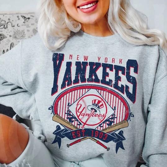 Baseball New York Shirt, Vintage New York Est 1903 Sweatshirt, Yankees Shirt, New York Baseball Unisex T-shirt Sweatshirt Crewneck For Men Women Gift Baseball Fan, New York Baseball Team Shirt Classic Cotton Menswear