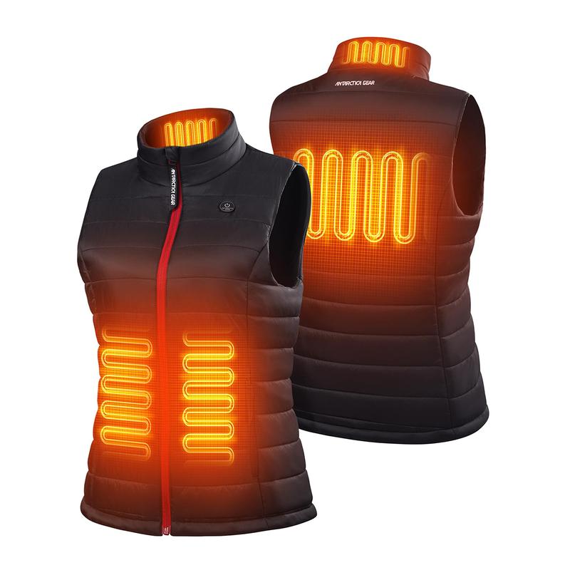 ANTARCTICA GEAR Heated Vest With 16000mAh Battery Pack, Heating Jacket Rechargable Lightweight Heated Vest for Winter