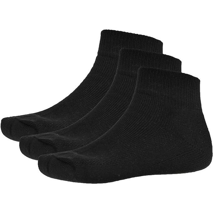 Pro Club Mens 3PC Heavyweight Quarter Socks for Casual Comfort