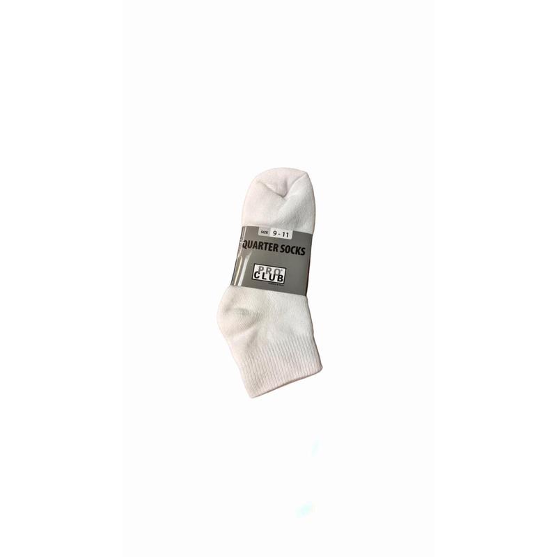 Pro Club Mens 3PC Heavyweight Quarter Socks for Casual Comfort