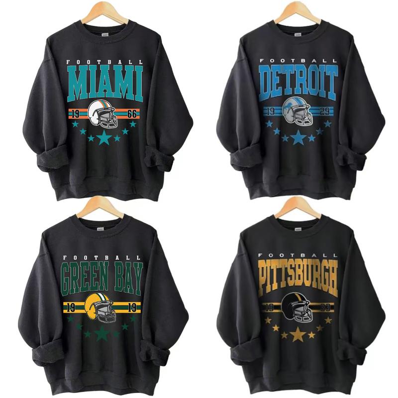 Vintage 90s All Team Football Sweatshirt, 1960s Cowboy Game Day Shirt, Unisex Football Fan Gift Sweater, Team Unisex Shirt Gift Football Fan