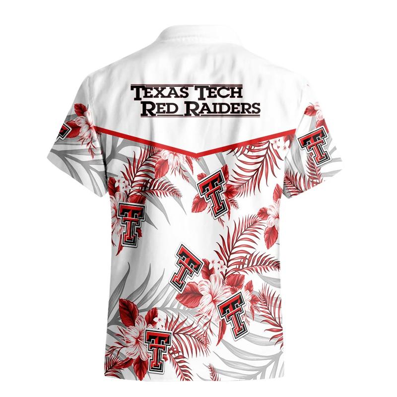 Texas Tech Red Raiders Hawaiian Clothing Tropical Flower Aloha Summer Hawaiian Day