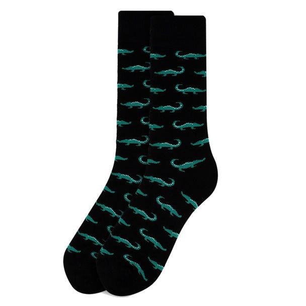 Men's Socks - Alligator Novelty Socks