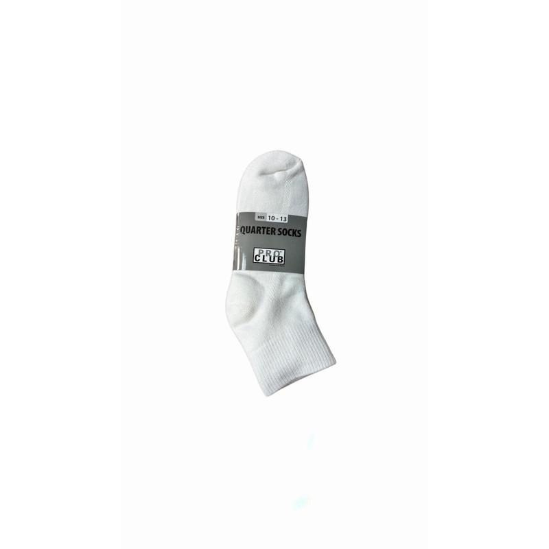 Pro Club Mens 3PC Heavyweight Quarter Socks for Casual Comfort