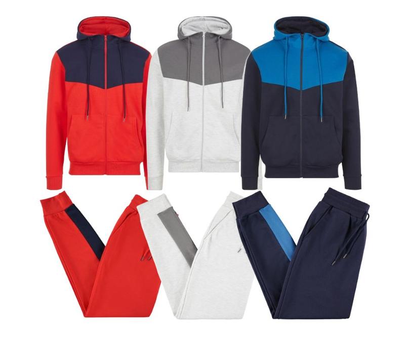 {2-Piece} Men’s Tech Full Zip Hoodie & Jogger Set (S-4XL)