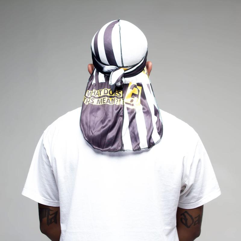 4PCS Designer Silk Durags - Luxury Silky Durags for Men Designer Durag | Durag Pack | Durag Waves For Men