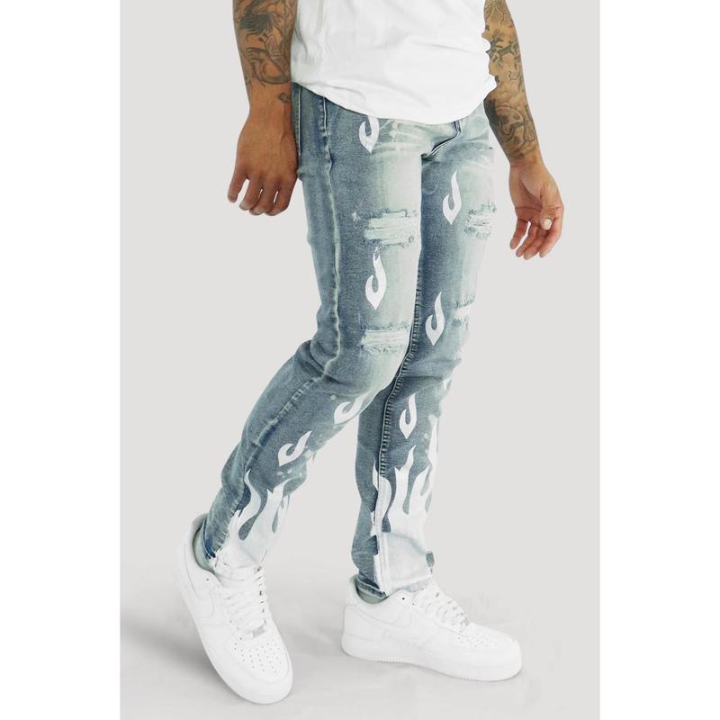 Rising Flame Denim (Blue Wash)