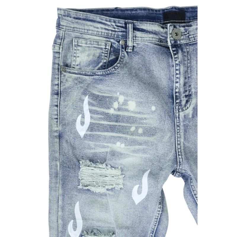 Rising Flame Denim (Blue Wash)