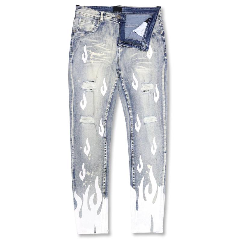 Rising Flame Denim (Blue Wash)