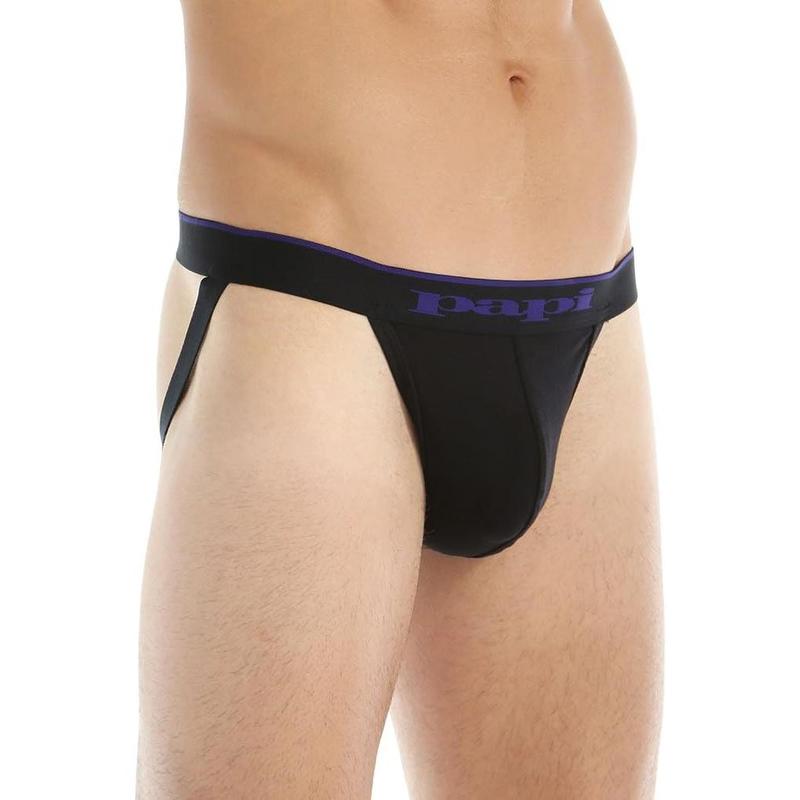 Men's Cotton Stretch Jock Strap 3-Pack of Underwear