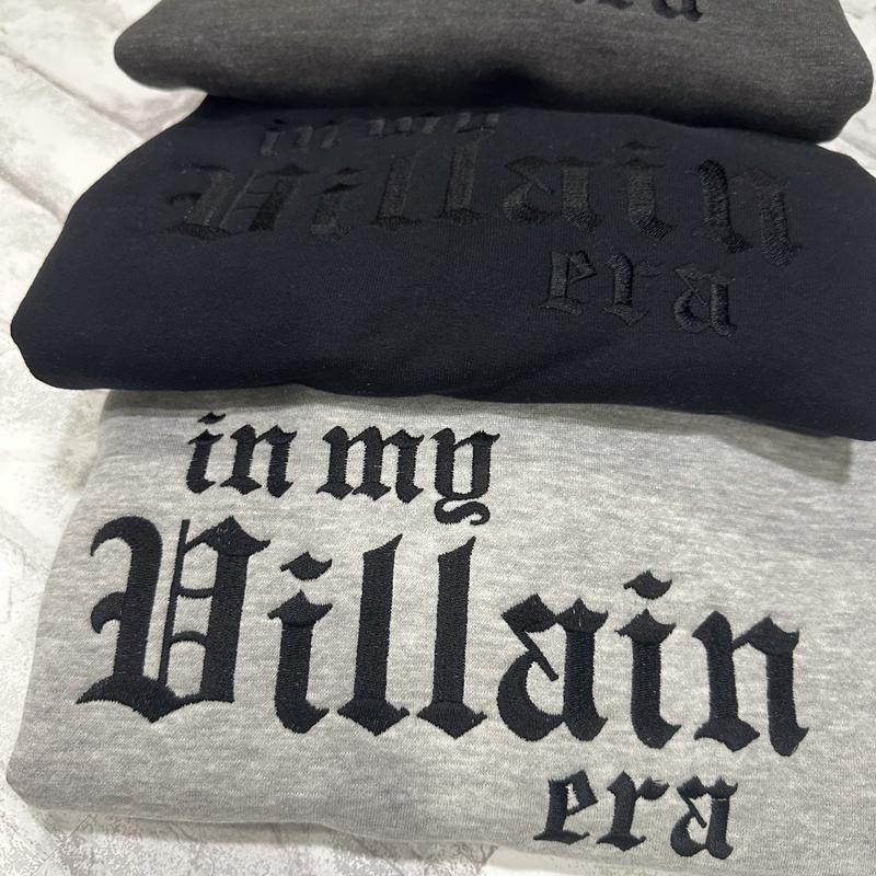 In My Villain Era TM Embroidered Crewneck Sweatshirt