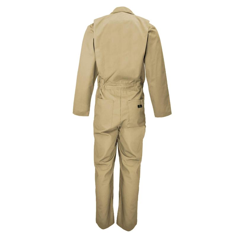 M&M SCRUBS Men’s Long Sleeve Coveralls – Heavy-Duty Workwear with Stain & Wrinkle Resistance, 6 Pockets