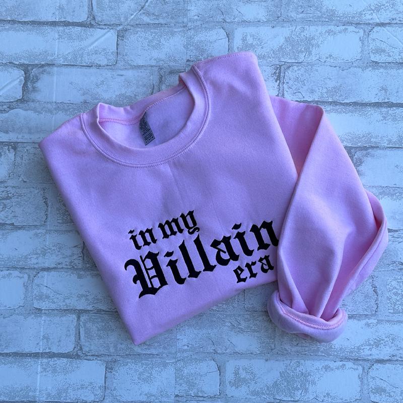 In My Villain Era TM Embroidered Crewneck Sweatshirt