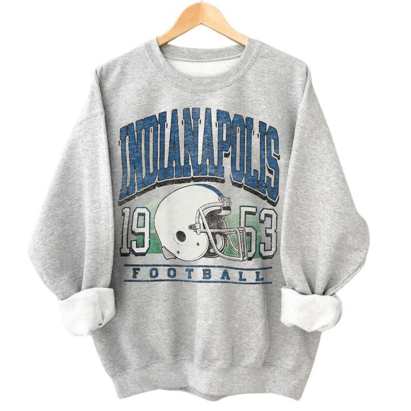 Vintage All Team Football Sweatshirt, All Team Football Game Day Cotton Soft Fabric Outfit Crewneck, Hometown City Football Shirt - Sport Graphic Sweatshirt - Unisex Sweatshirt - For Women And For Men - Football Fan Gifts