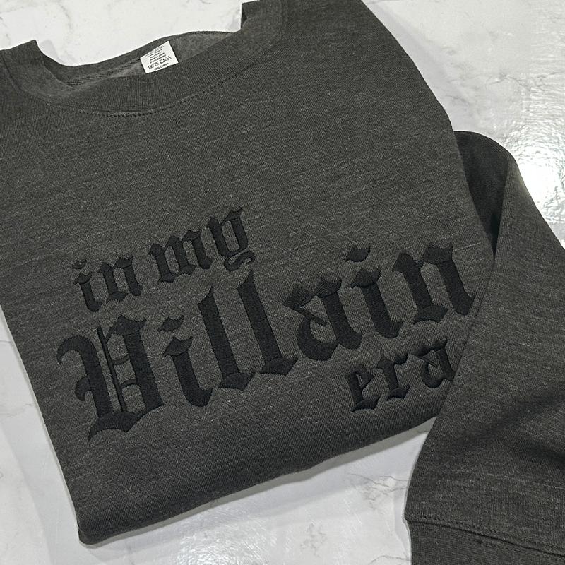 In My Villain Era TM Embroidered Crewneck Sweatshirt