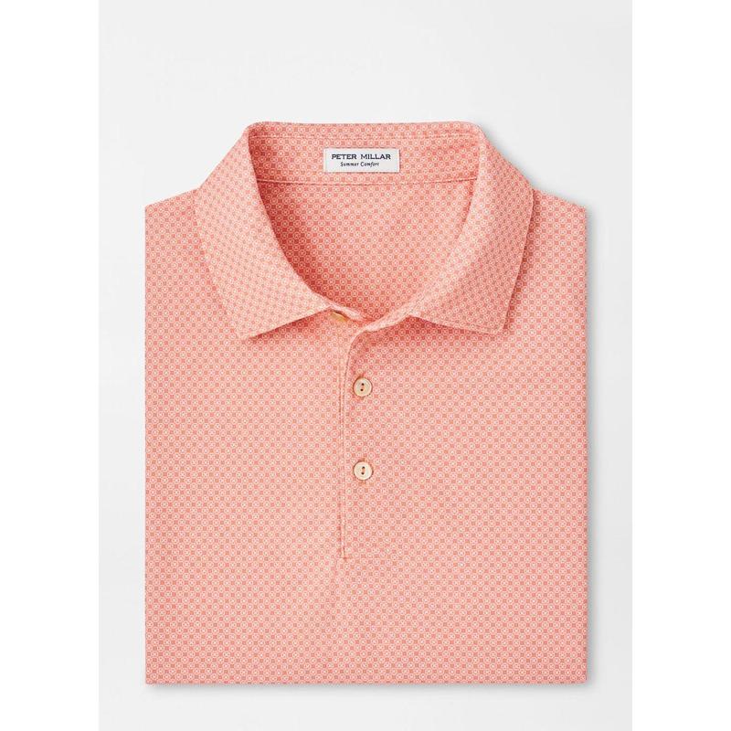 Stay Cool & Stylish: Peter Millar Quadratic Performance Mesh Polo