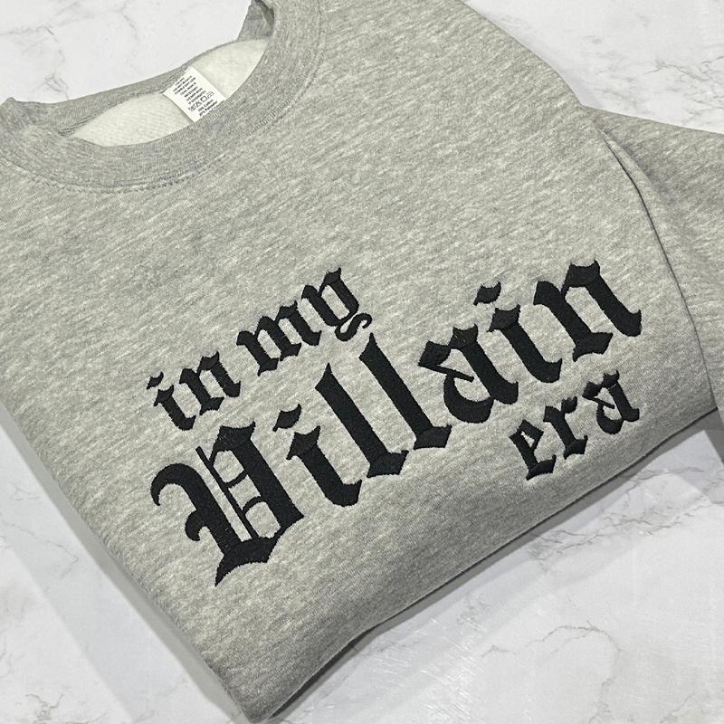 In My Villain Era TM Embroidered Crewneck Sweatshirt