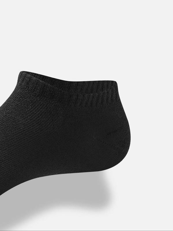 Men's Solid Ankle Socks, Casual Comfy Breathable Socks for Daily Wear, Socks for Men, Men Socks