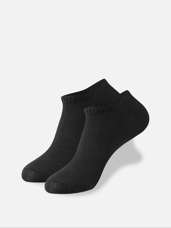 Men's Solid Ankle Socks, Casual Comfy Breathable Socks for Daily Wear, Socks for Men, Men Socks