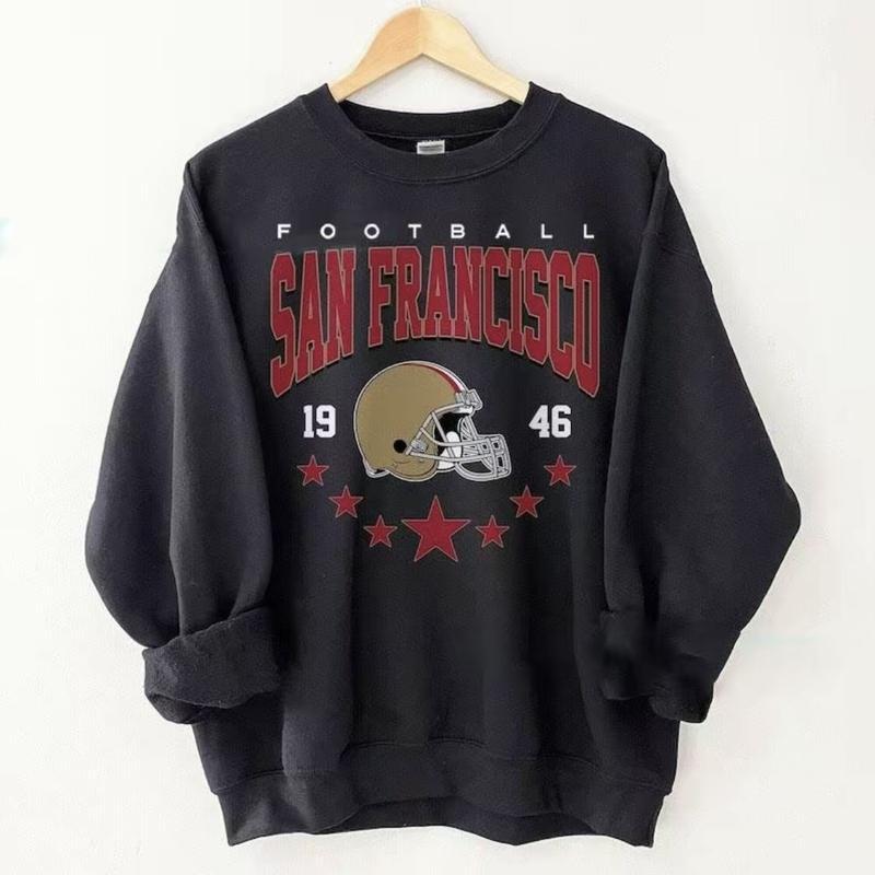 90s All Team Football Black Sweatshirt, Vintage 1960 Football Sweatshirt, Cowboy Football Game Day Shirt, All Team Shirt Gift Football Fan