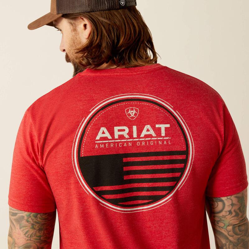 Ariat Original Flag Scope Graphic T-Shirt, western wear for men, ariat, men's western wear, Gift for Men