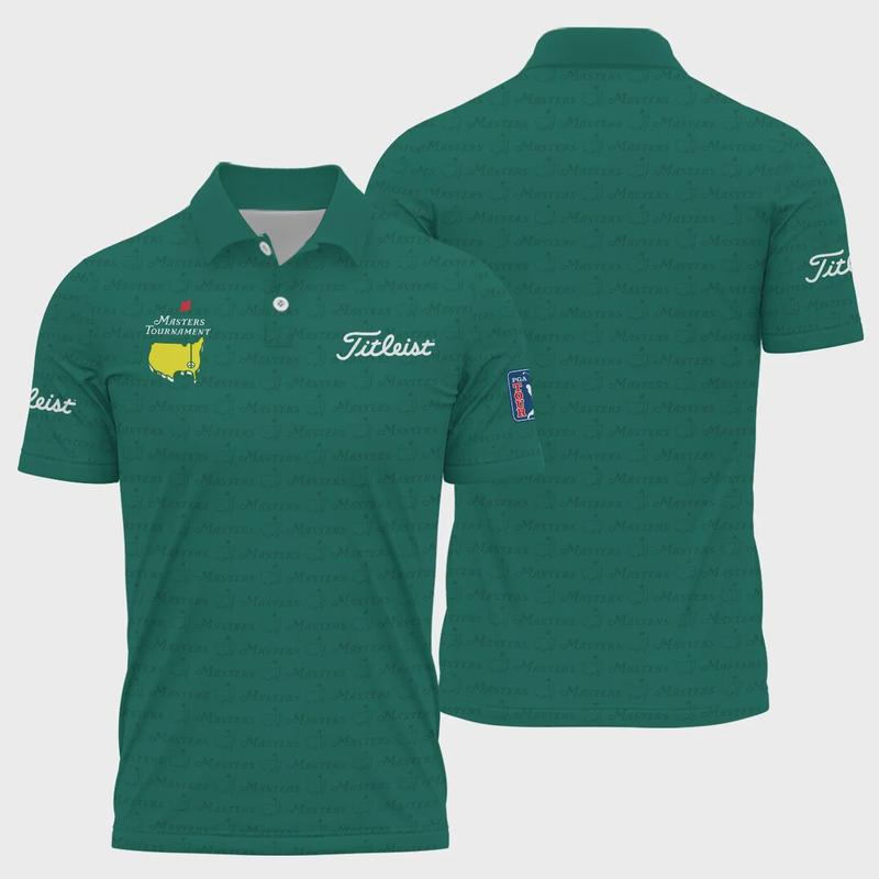 Special Release Masters Tournament TTitleist Golf Apparel All Over Print Polo Shirt