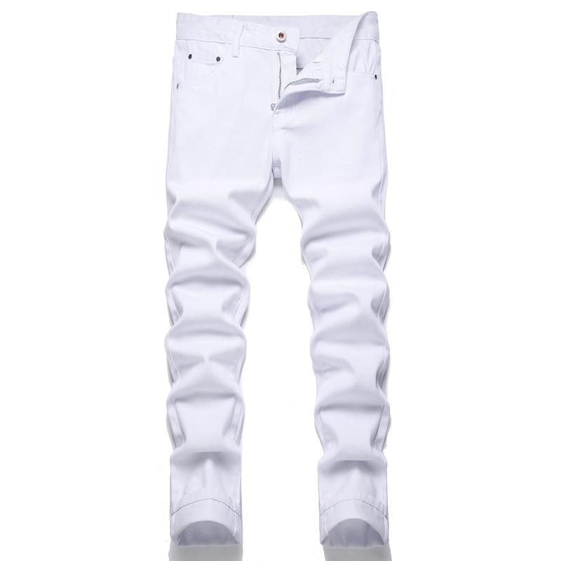 Men's Fashion Designer Jeans for men Distressed Slim Fit Street Style Denim Clothing Pants