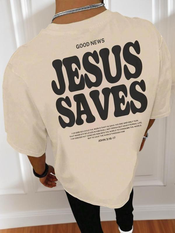 Aesthetic Jesus Saves Shirt, Streetwear Shirt for Men Jesus Apparel Christian, Mufti Clothes, Summer Outfits 2024, Back To School Outfits, Graphic Tees, Streetwear Clothing Bible Verse Shirt