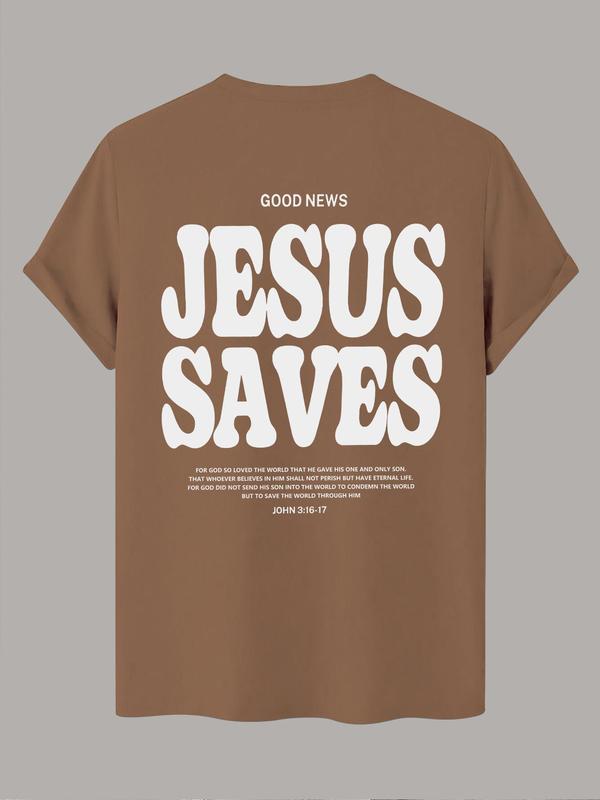 Aesthetic Jesus Saves Shirt, Streetwear Shirt for Men Jesus Apparel Christian, Mufti Clothes, Summer Outfits 2024, Back To School Outfits, Graphic Tees, Streetwear Clothing Bible Verse Shirt