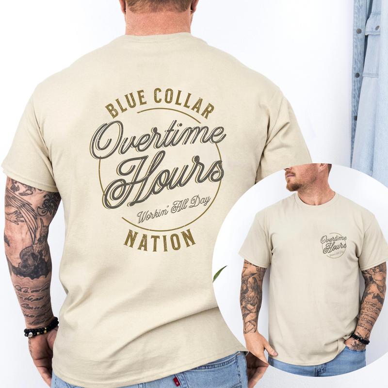 Blue C0llar Shirt Blue Collar Gifts Lineman Shirt 2 sides for men for women