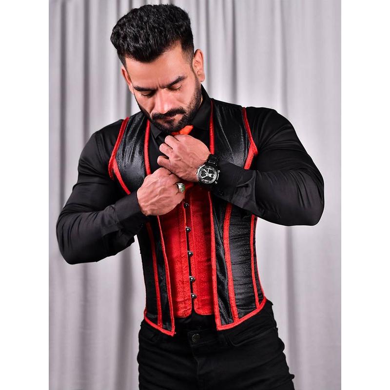 Corset Vest Male - Men Corsets