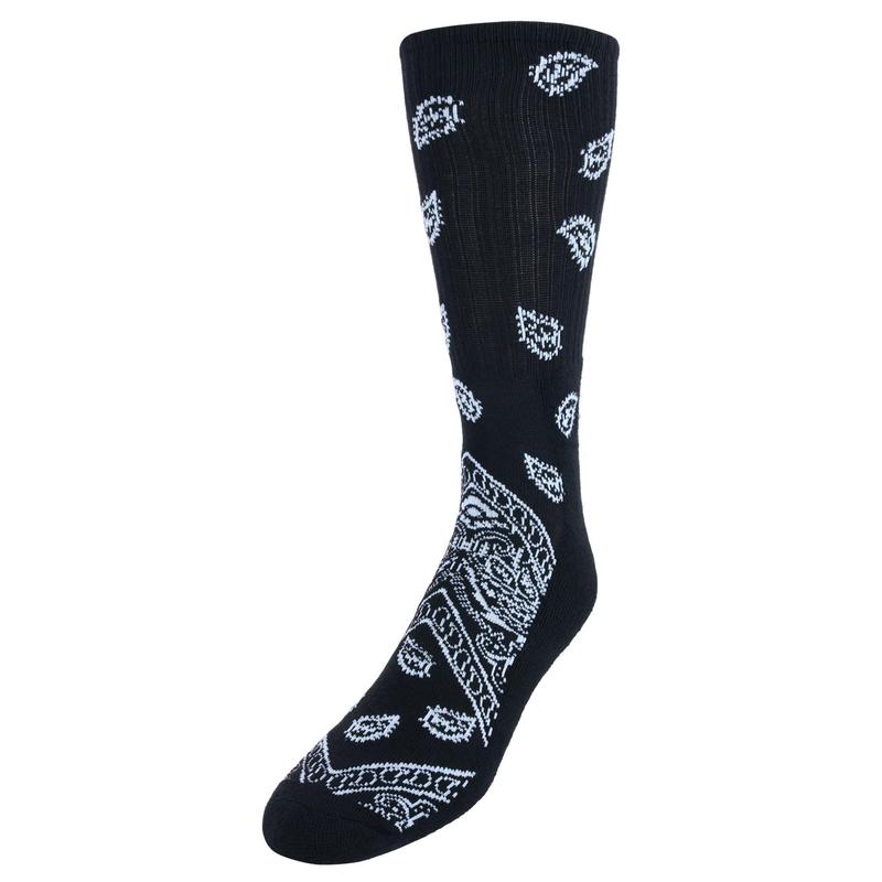 CTM Men's Asombroso Bandana Socks (1 Pair)