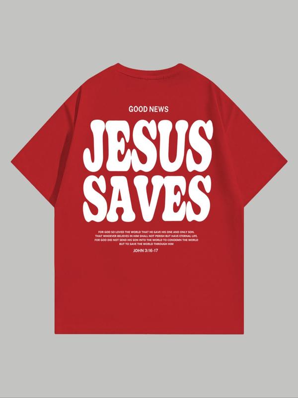 Aesthetic Jesus Saves Shirt, Streetwear Shirt for Men Jesus Apparel Christian, Mufti Clothes, Summer Outfits 2024, Back To School Outfits, Graphic Tees, Streetwear Clothing Bible Verse Shirt