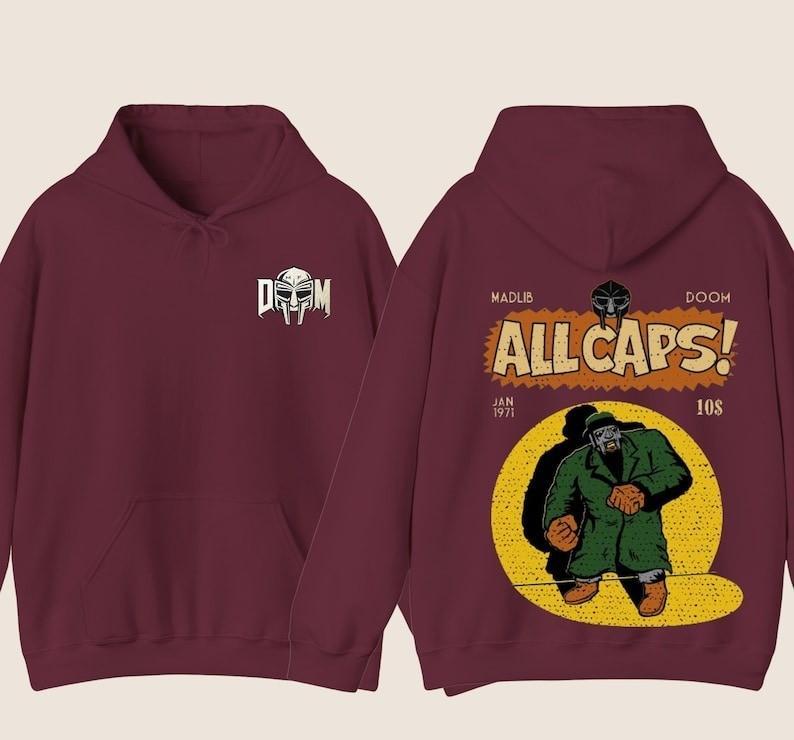 MF Doom Madlib All Caps T-Shirt Sweatshirt Hoodie