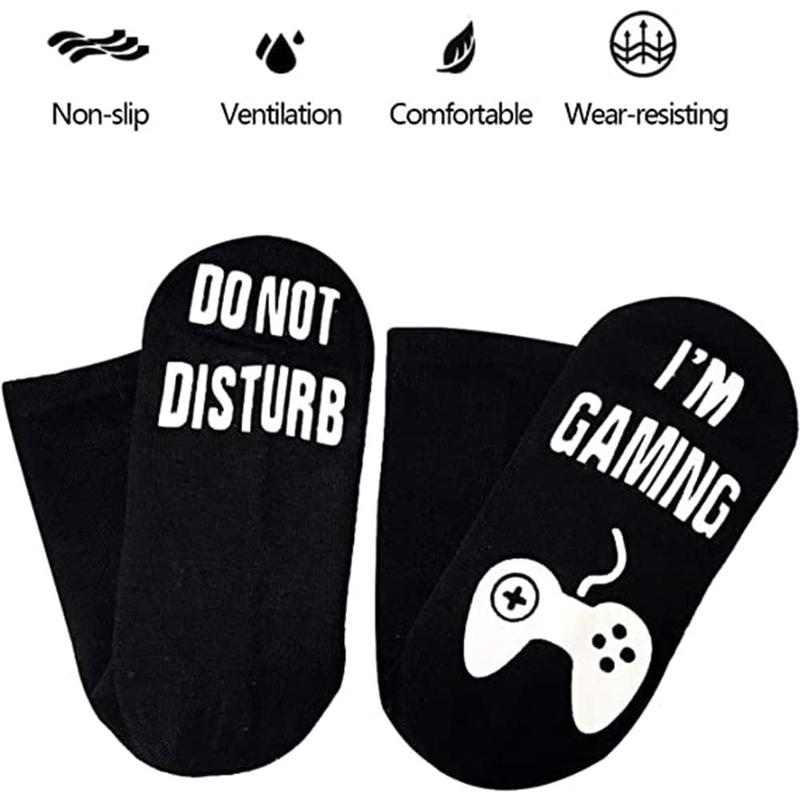 Stocking Stuffers for Teens Boys Men Gifts for Him Husband Boyfriends Do Not Disturb I'm Gaming Socks