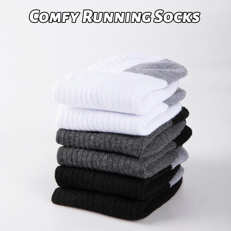 10 Pairs Mens Ankle Socks Low Cut Socks for Men Athletic Socks Breathable Cushioned