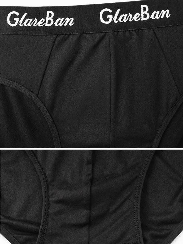 Men's Letter Tape Briefs, Regular Fit Casual Soft Comfy Breathable Panty for Daily Wear, Men's Underwear for All Seasons