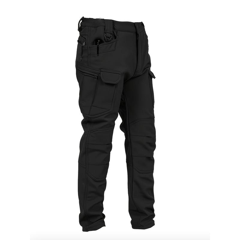 Men's Fleece-Lined Tactical Pants with Multiple Pockets - Perfect for Outdoor Activities & Training, Fall Winter Collection