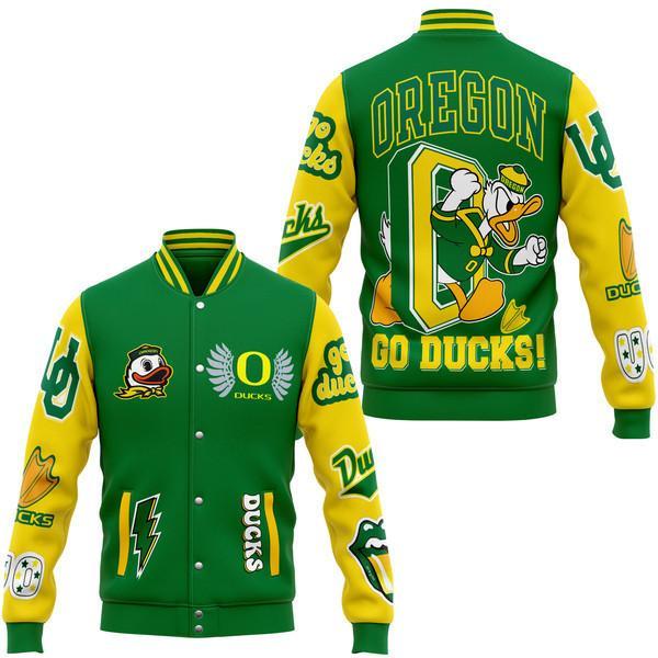 Oregon Ducks New Bomber Baseball Jacket For Fan Trendy jacket