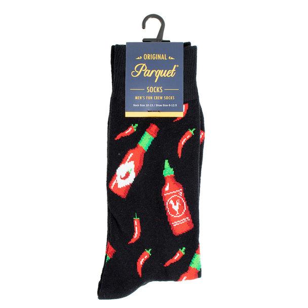 Men's Socks - Hot Sauce Novelty Socks