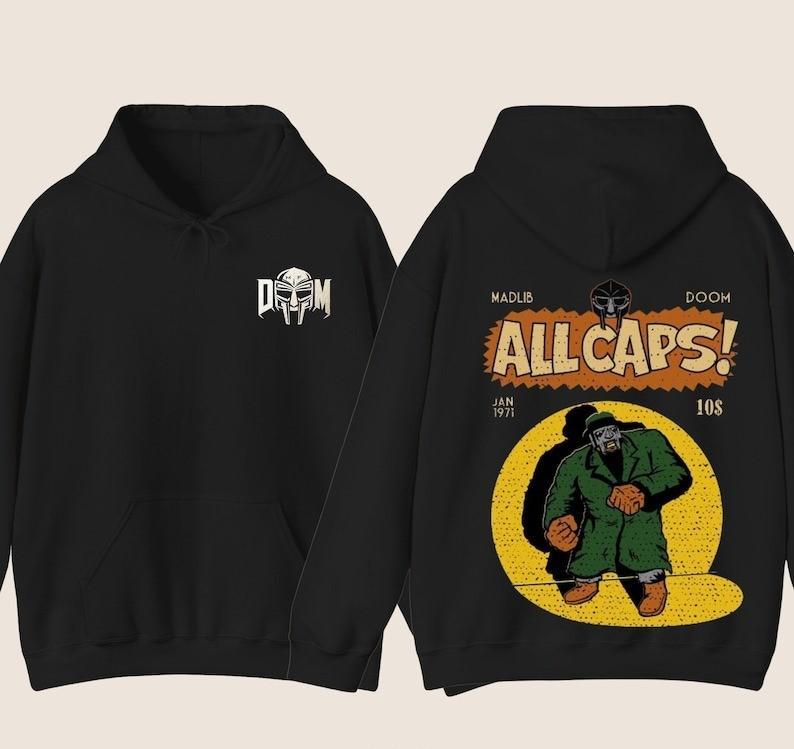 MF Doom Madlib All Caps T-Shirt Sweatshirt Hoodie