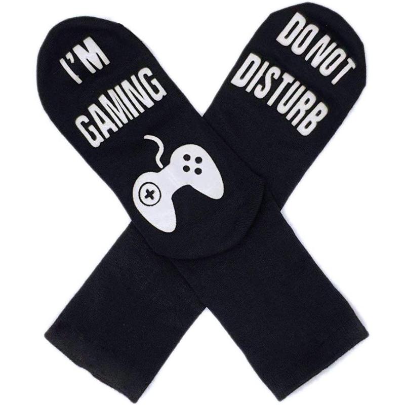 Stocking Stuffers for Teens Boys Men Gifts for Him Husband Boyfriends Do Not Disturb I'm Gaming Socks