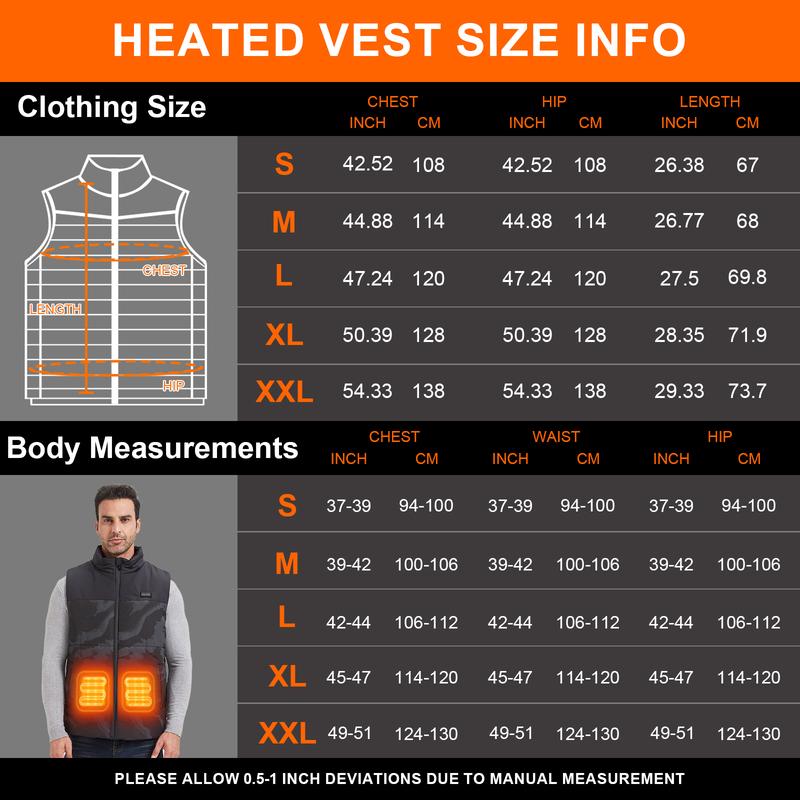 Heated Vest For Men Women With Camouflage Pattern , Mens Dual Control Switch Heated Jacket  -6 Heating Zones(Battery Not Included)