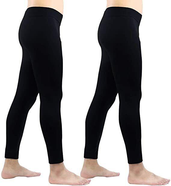 Winter Mens Fleece Lined Elastic Warm Thermal Long Johns Legging Underwear Pants