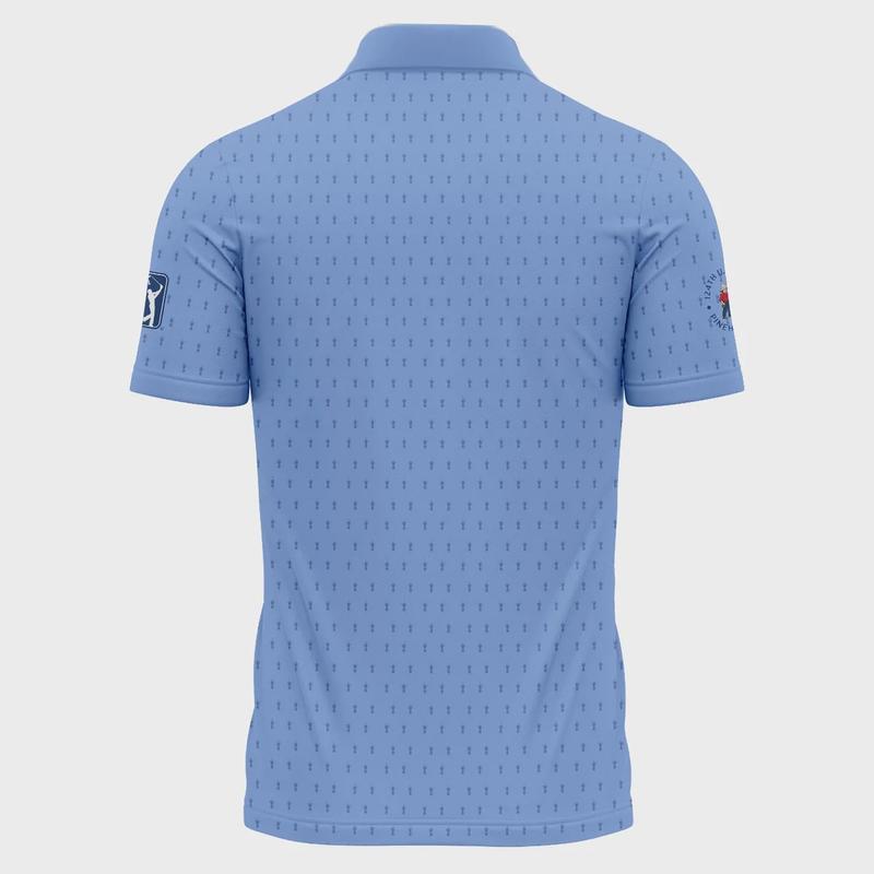 Golf Pattern Cup Blue 124th U.S. Open Pinehurst Pinehurst Titleist Polo Shirt Style Classic