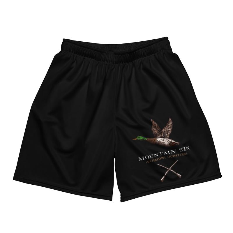 Men's Waterfowl Outfitters Mesh Shorts - Tropical Casual Elastic Polyester Fabric Elastic Fabric