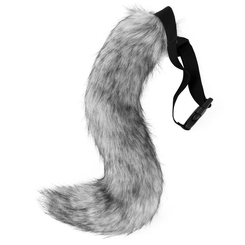 Customized Artificial Fox Tail Handmade Plush Fox Tail Flexible Adjustable Beast Tail Accessories