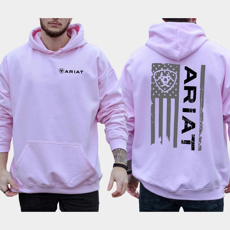 Ariat Hoodie - Classic American Flag Design