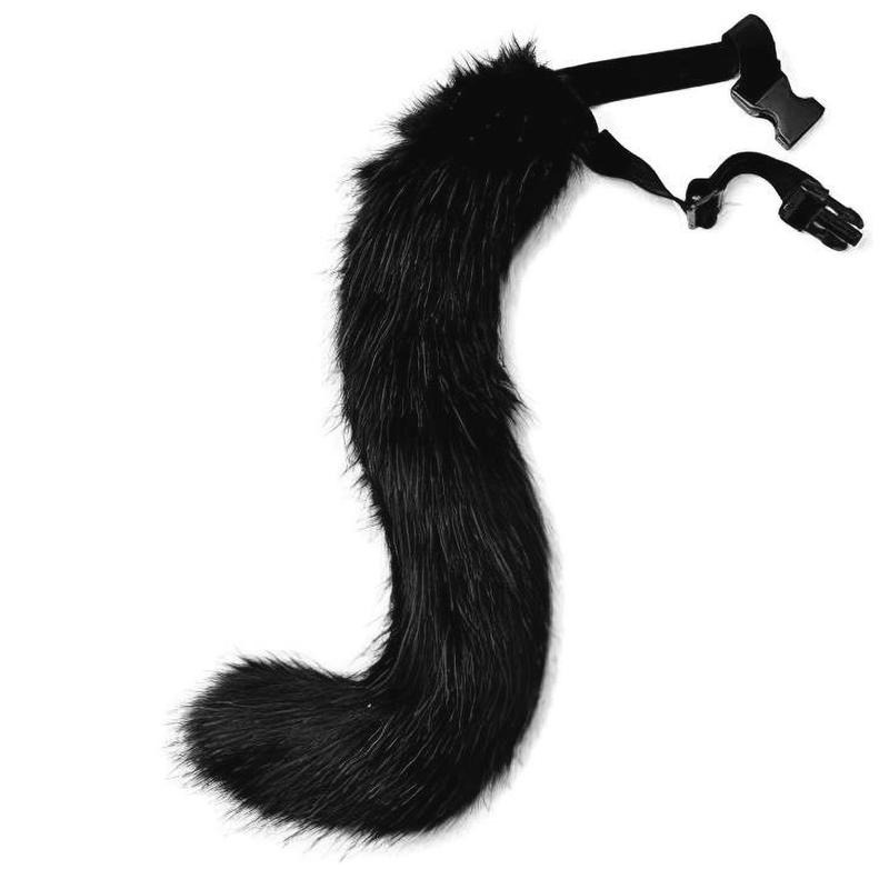 Customized Artificial Fox Tail Handmade Plush Fox Tail Flexible Adjustable Beast Tail Accessories